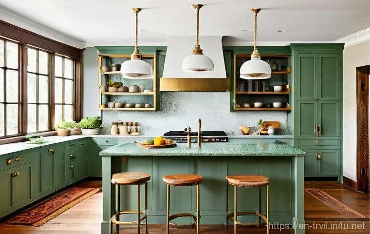 전통주택 리모델링 사례 - **Eco-Conscious Historic Kitchen Renovation:** A beautifully renovated kitchen in a 1920s bungalow. ...