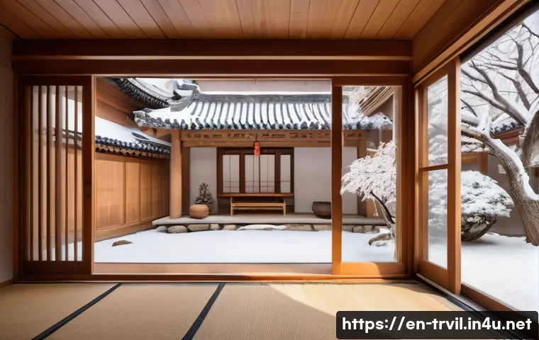 한옥 마당의 역할 관련 이미지 2